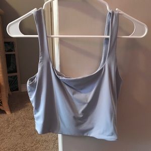 Blue tank top